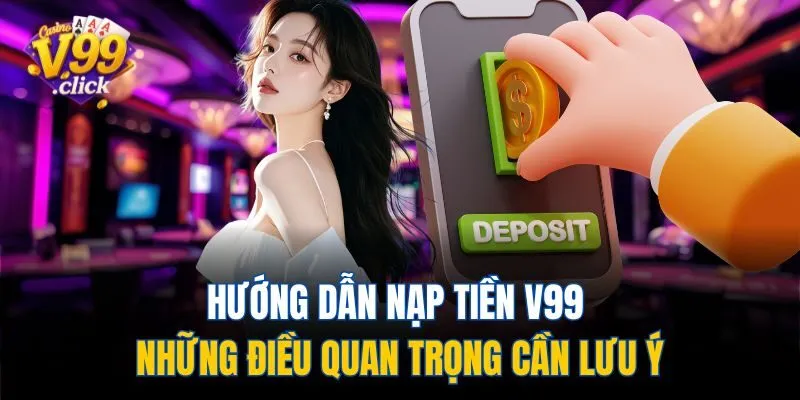 Hướng Dẫn Nạp Tiền V99 - Những Điều Quan Trọng Cần Lưu Ý