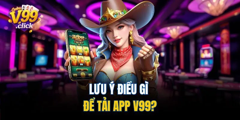 Lưu ý điều gì để tải app V99?