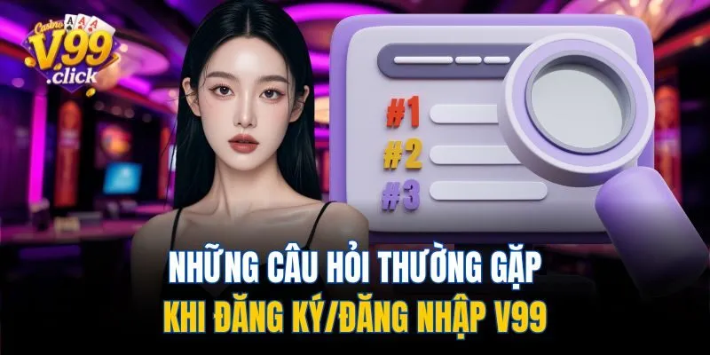 Những câu hỏi thường gặp khi đăng ký/đăng nhập V99