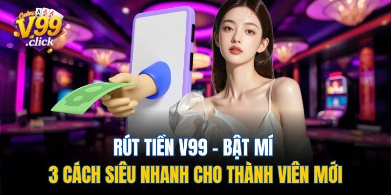 Rút Tiền V99 - Bật Mí 3 Cách Siêu Nhanh Cho Thành Viên Mới